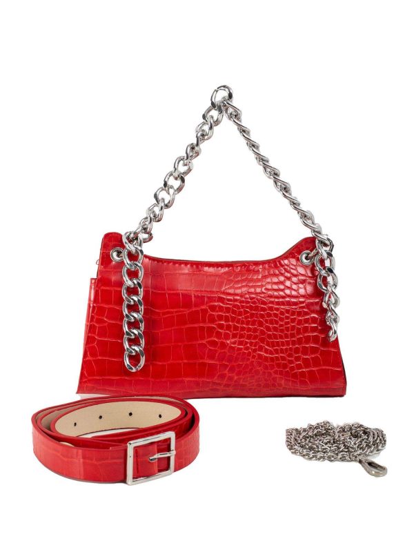 Red Chain Purse