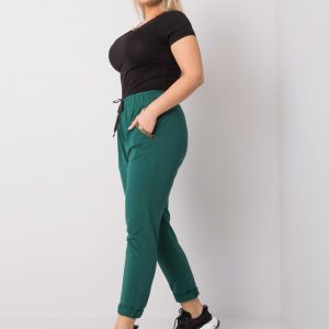 Ericca Plus Size Green Pants