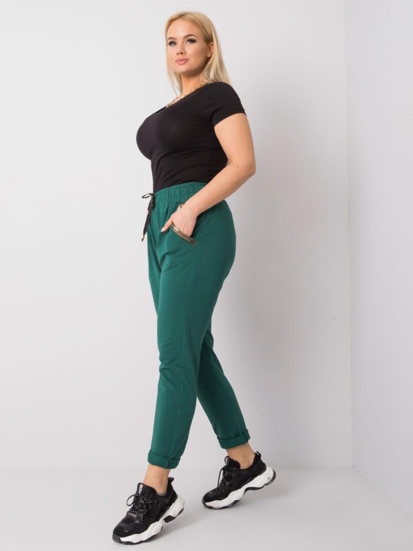 Ericca Plus Size Green Pants