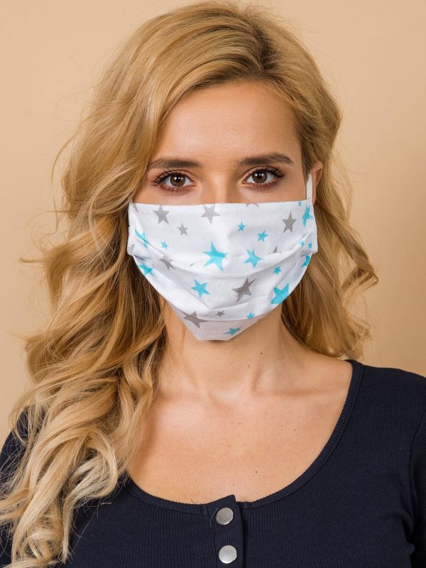 White Cotton Protective Mask