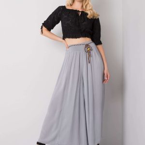 Grey wide pants Surie OCH BELLA