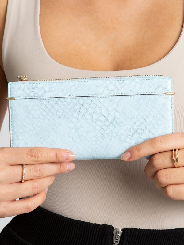 Light Blue Women's Eco Leather Wallet