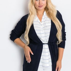 Navy blue plus size sweater Favorite