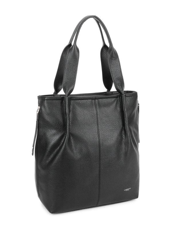 LUIGISANTO black big urban bag