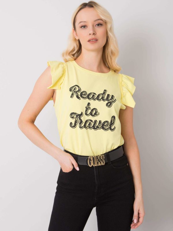 Yellow Beverly Print Blouse