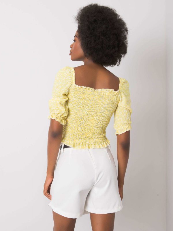 Ayleen RUE PARIS yellow blouse