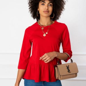 Red blouse Simone