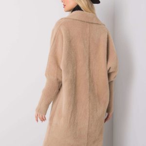 Beige alpaca coat Eveline