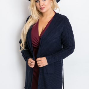 Navy blue plus size Boogie sweater