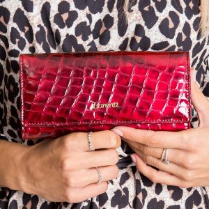 Red Patent Leather Wallet