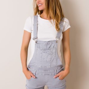 Light grey dungarees Meg