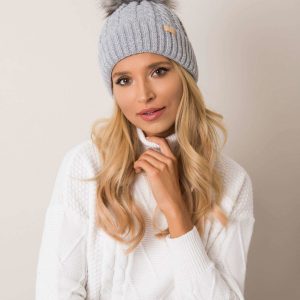 Grey women's hat RUE PARIS