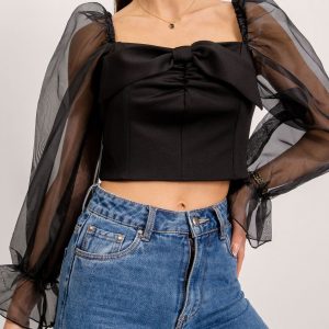 BSL Women's Black Blouse