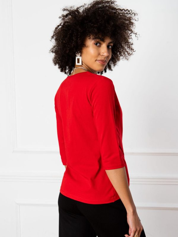 Red blouse Amanda