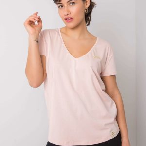 Light pink t-shirt Ginny FOR FITNESS