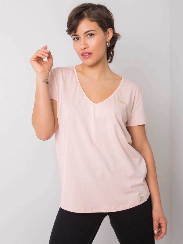 Light pink t-shirt Ginny FOR FITNESS