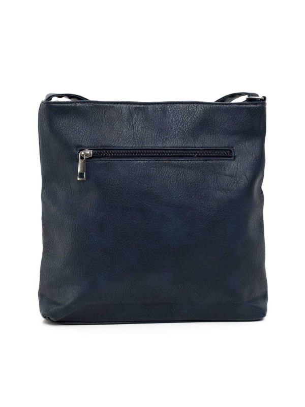 Navy blue shoulder bag