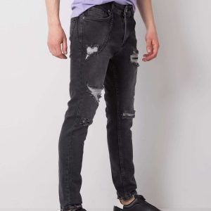 Blake Hole Men's Black Denim Pants