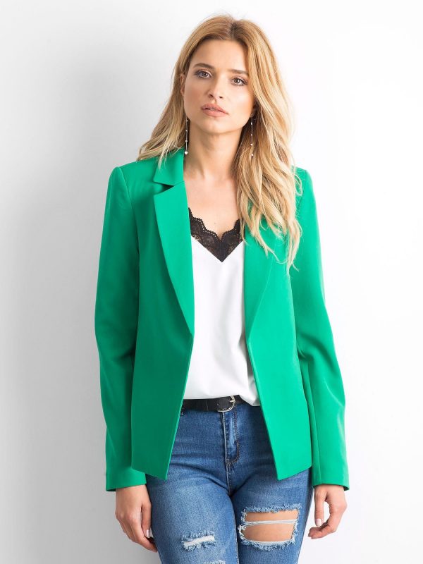 Green blazer Follow