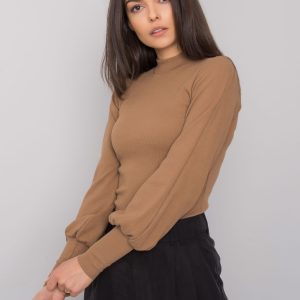 Light brown striped blouse Lauren RUE PARIS