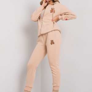 Beige women's sweatsuit set Divyana