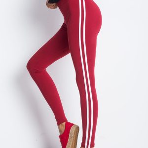 Burgundy Buzz Leggings