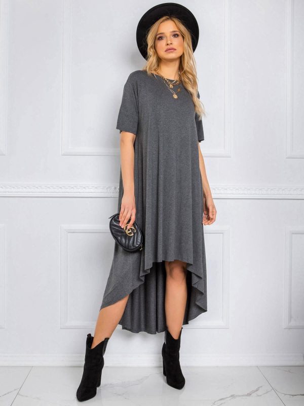 Dark gray dress Casandra RUE PARIS