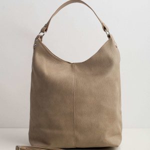 Beige Soft Shoulder Bag