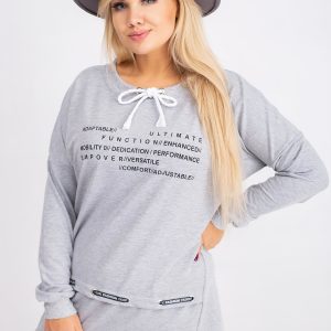 Grey plus size sweatshirt Aspiration