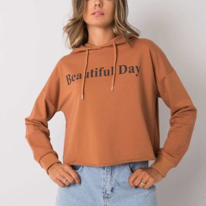 Zaylee light brown sweatshirt