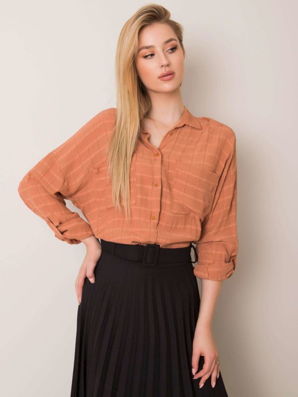 Light brown shirt Mirella RUE PARIS