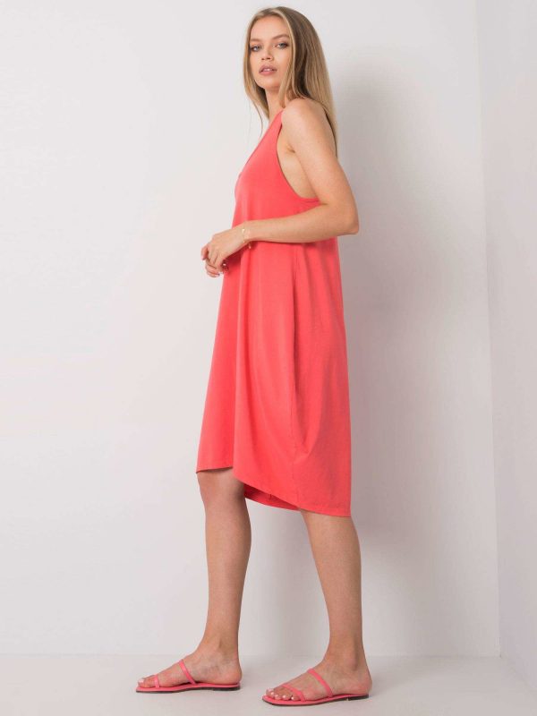 Coral Cotton Unity OCH BELLA Dress