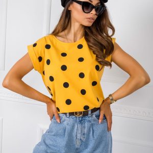 Catrina mustard t-shirt