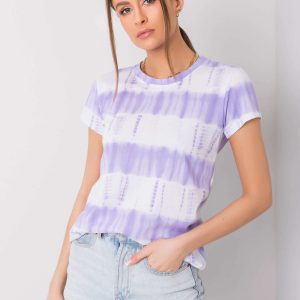 Purple and white T-shirt Gianna