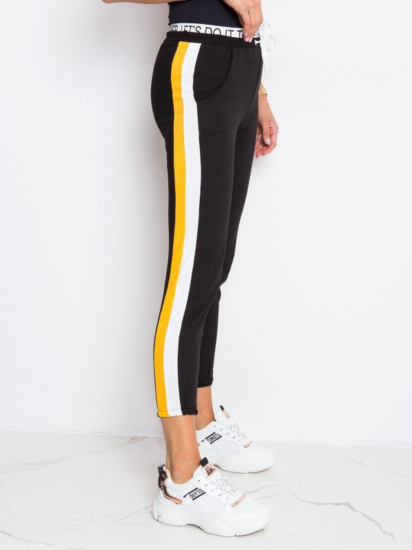 Black & Yellow Hidden Pants