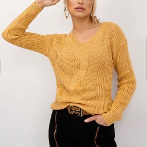 Dark Yellow Mia Sweater