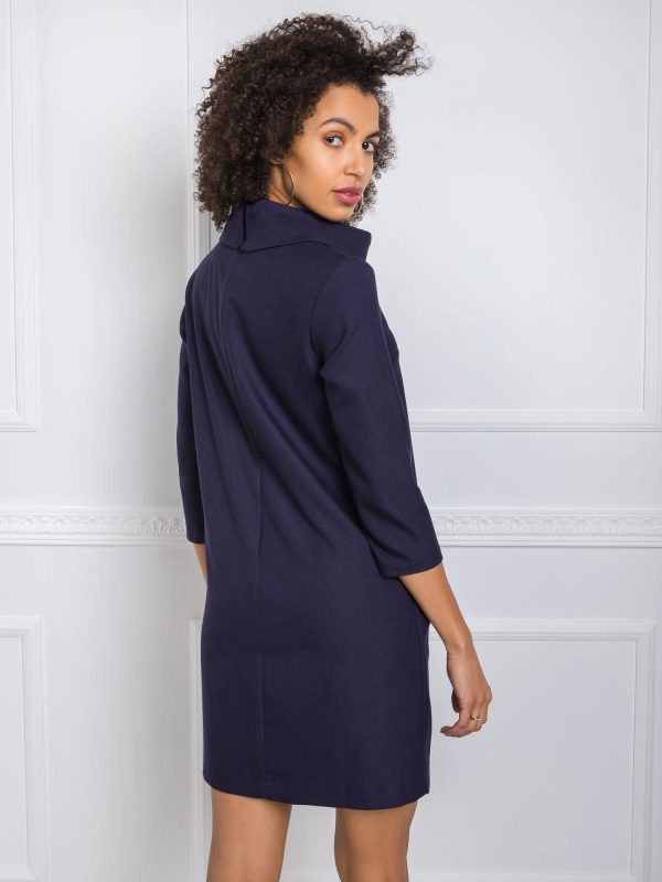 Navy blue dress Milene RUE PARIS