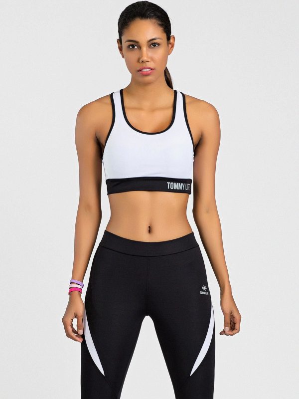 TOMMY LIFE White-Black Sports Set