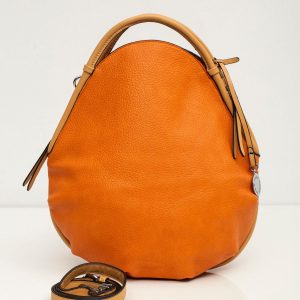 Orange eco-leather bag