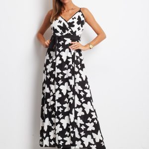 Black and white Butterflies dress