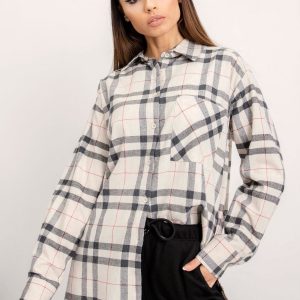 BSL Beige Plaid Shirt