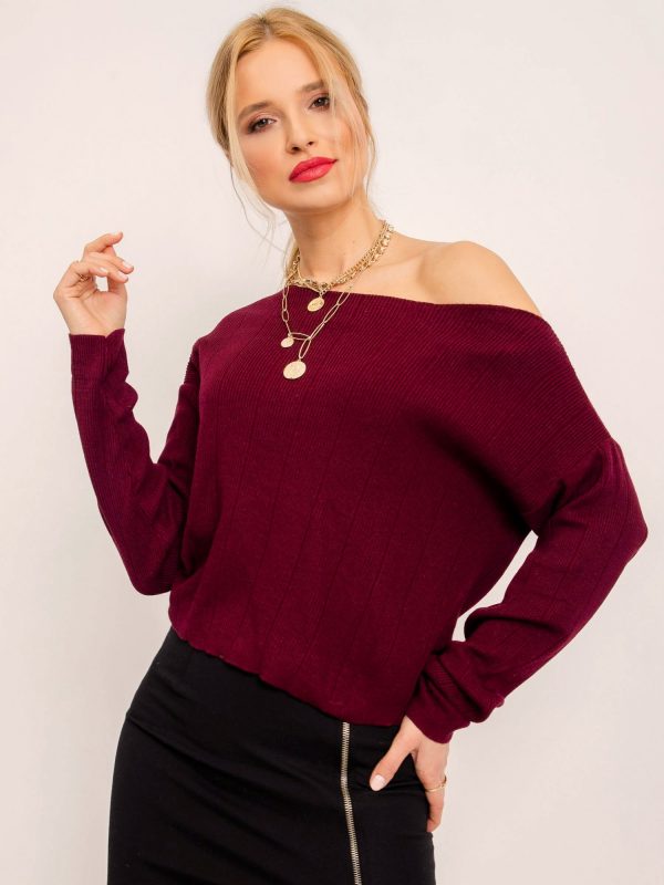 BSL Women's Burgundy Sweater