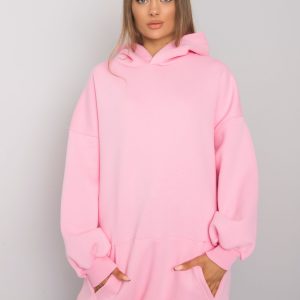 Roselle's pink kangaroo sweatshirt