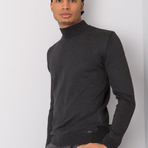 Thiago LIWALI Men's Graphite Turtleneck Sweater