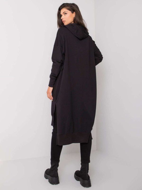 Carlina's Black Long Hoodie