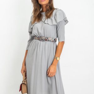 RUE PARIS Grey dress Nesty