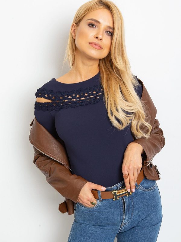 Navy Blue Dreamer Blouse