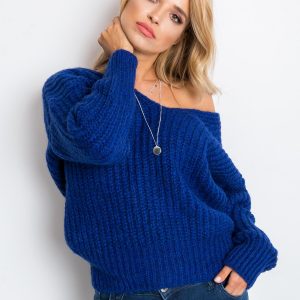 RUE PARIS Dark blue Perrie sweater