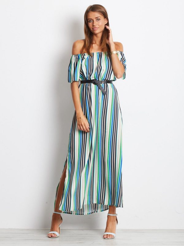 Green Stripes Dress