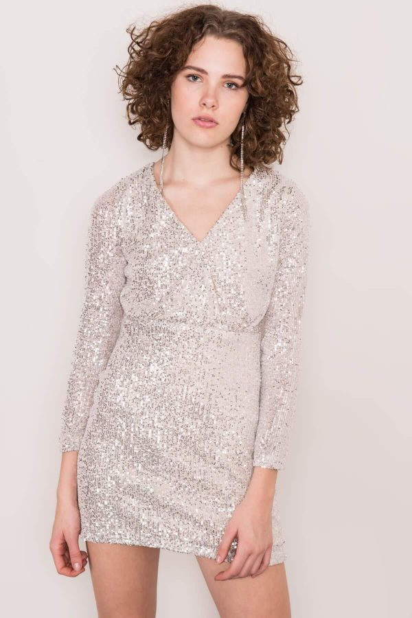 BSL Silver Sequin Dress